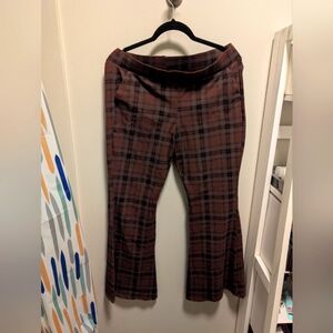 Torrid plaid flare leggings